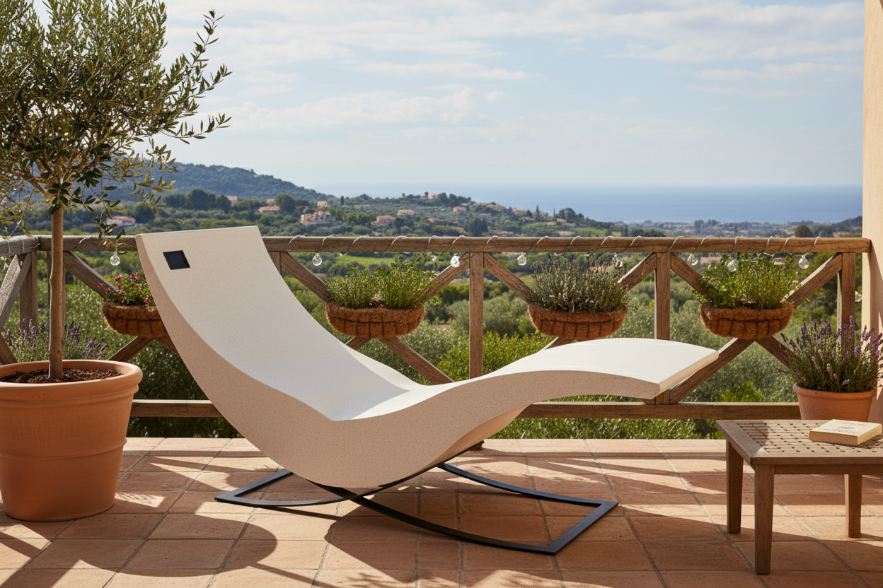 Fotel Nire Concerto – Kompozytowa Leżanka Infrared: Design, Outdoor & Wellness