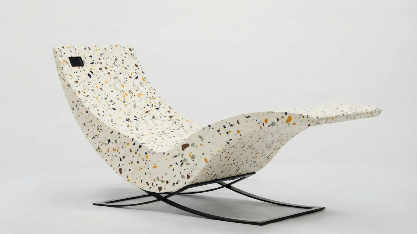 Fotel NIRE Concerto z materiału kompozytowego na bóle mięśni i stawów