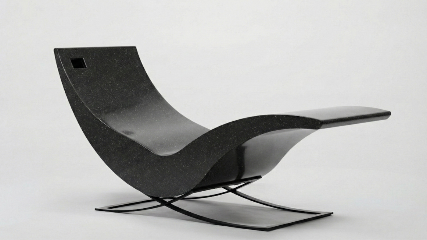 Fotel NIRE Concerto z materiału kompozytowego na chroniczne zmęczenie