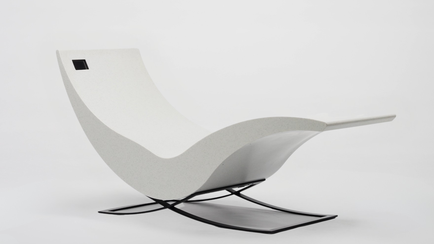 Leżanka Concerto z materiału kompozytowego z FIR na napięcie mięśniowe i stres