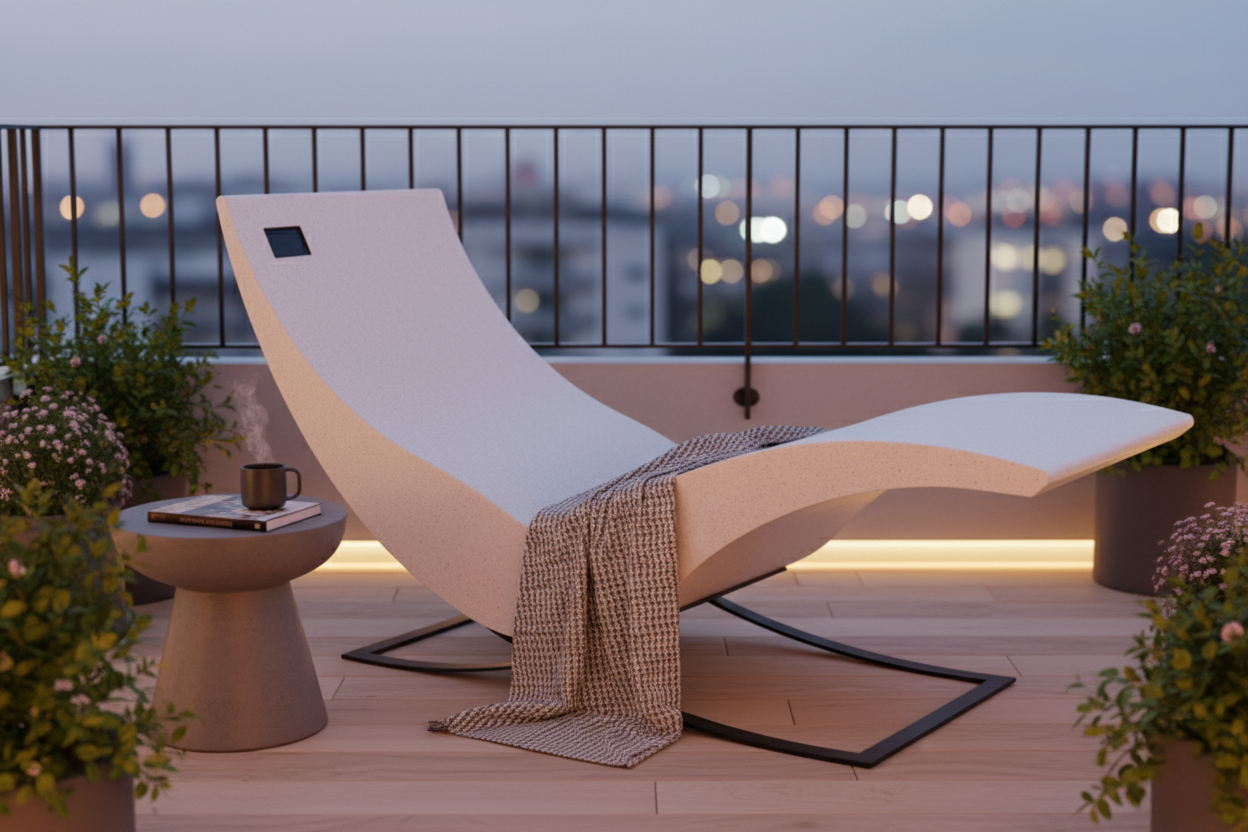 Fotel Nire Concerto – Kompozytowa Leżanka Infrared: Design, Outdoor & Wellness