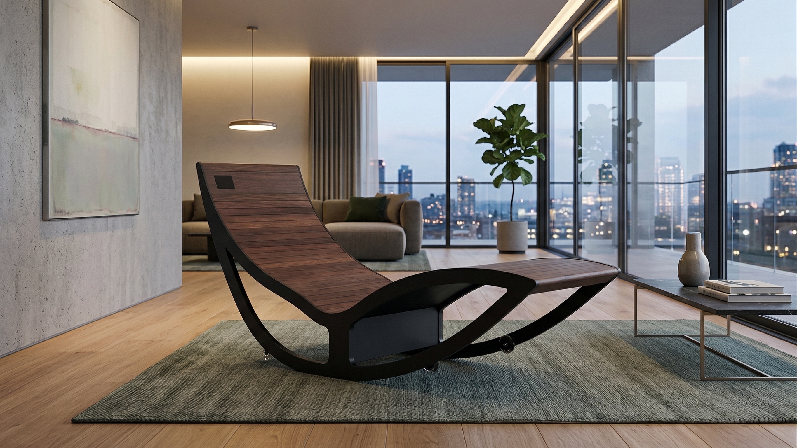 NIRE Comfort w nowoczesnym wnętrzu — aranżacja salonu