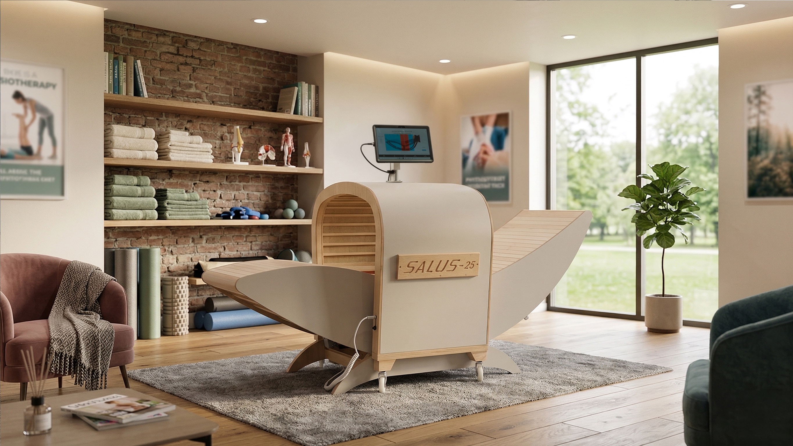 NIRE Salus-25 — panel sterowania z 4 programami terapeutycznymi