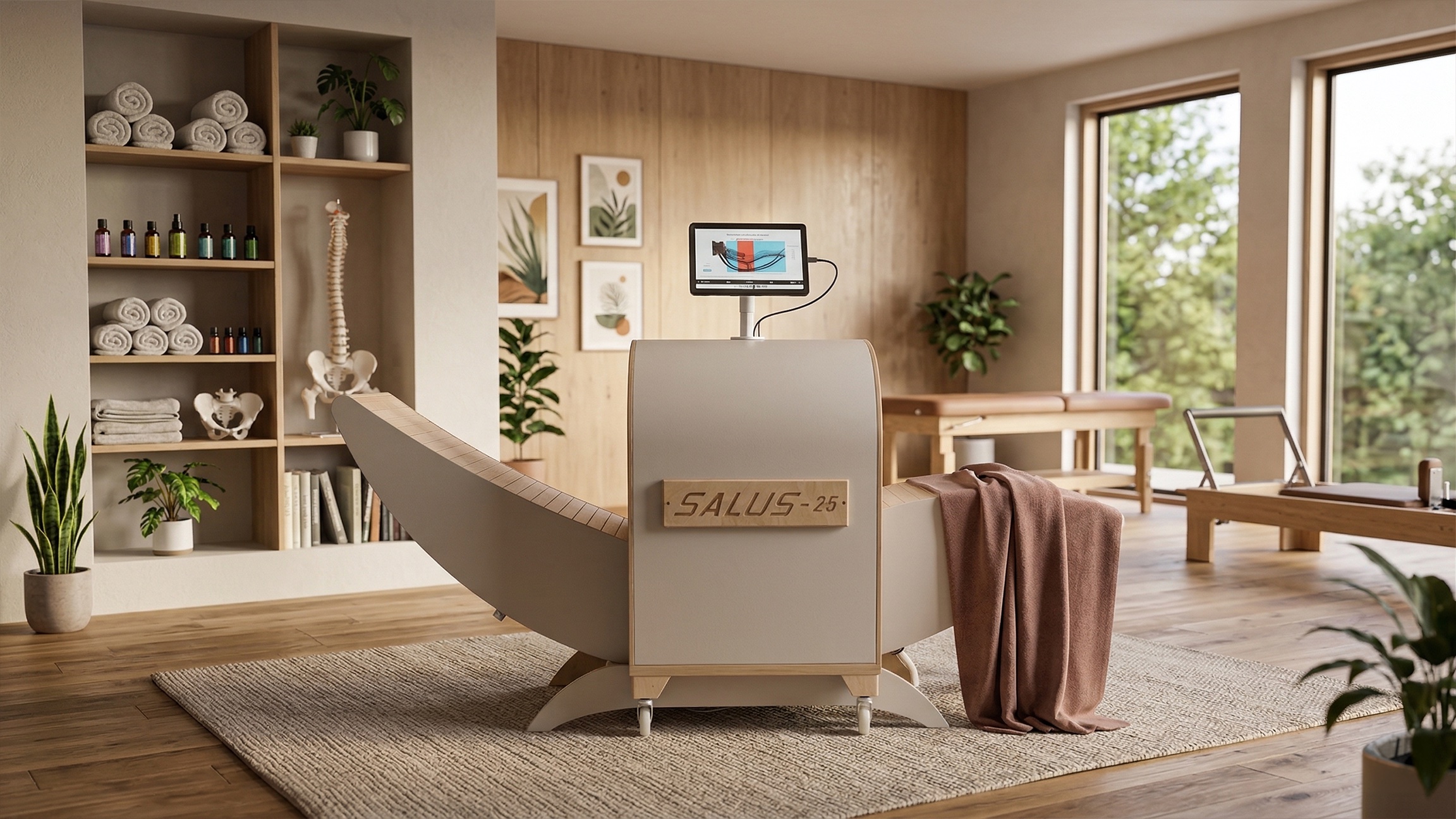 NIRE Salus-25 — 6 niezależnych stref grzewczych FIR z regulowaną nadstawką